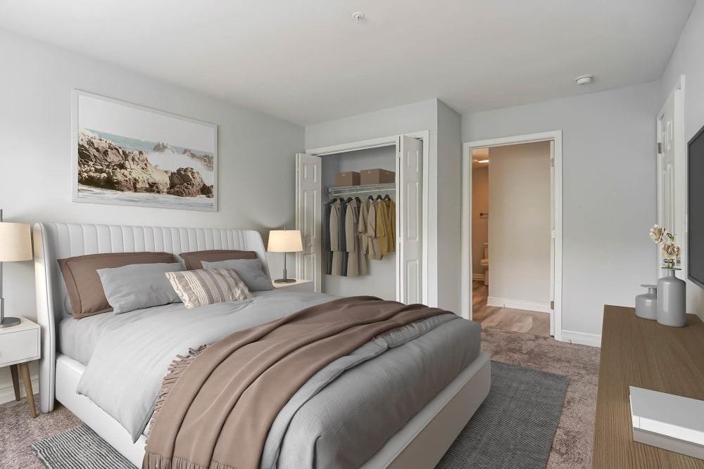 Modern Apartments with a Bedroom at Eagle Rock Apartments & Townhomes at Rensselaer