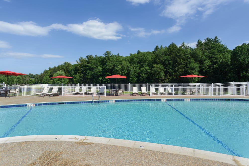 Big Swimming Pool at Bay Ridge at Nashua Apartments in Nashua, New Hampshire