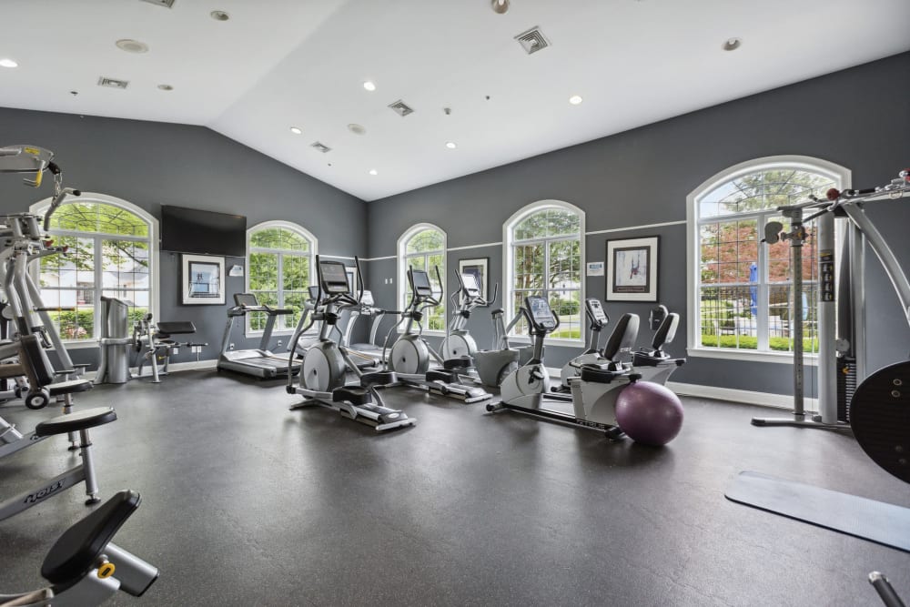 Spacious Fitness Center at Eagle Rock Apartments at Fishkill in Fishkill, New York