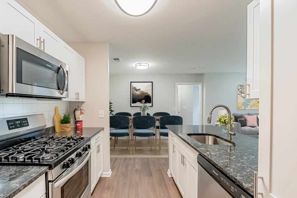 Beautiful kitchen at Eagle Rock Apartments at Freehold in Freehold, New Jersey