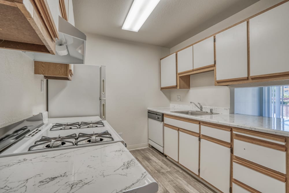 Kitchen at Mission Bay Apartments in Bay Point, California