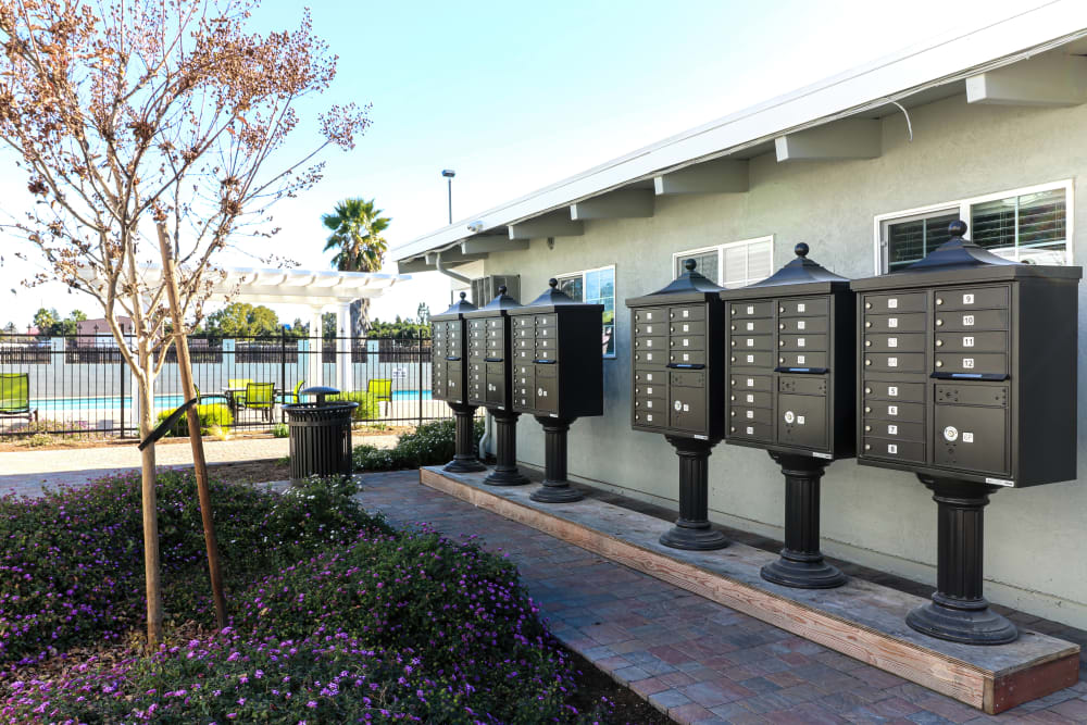 Safe and secure mail boxes at Briarwood Apartments in Livermore, California