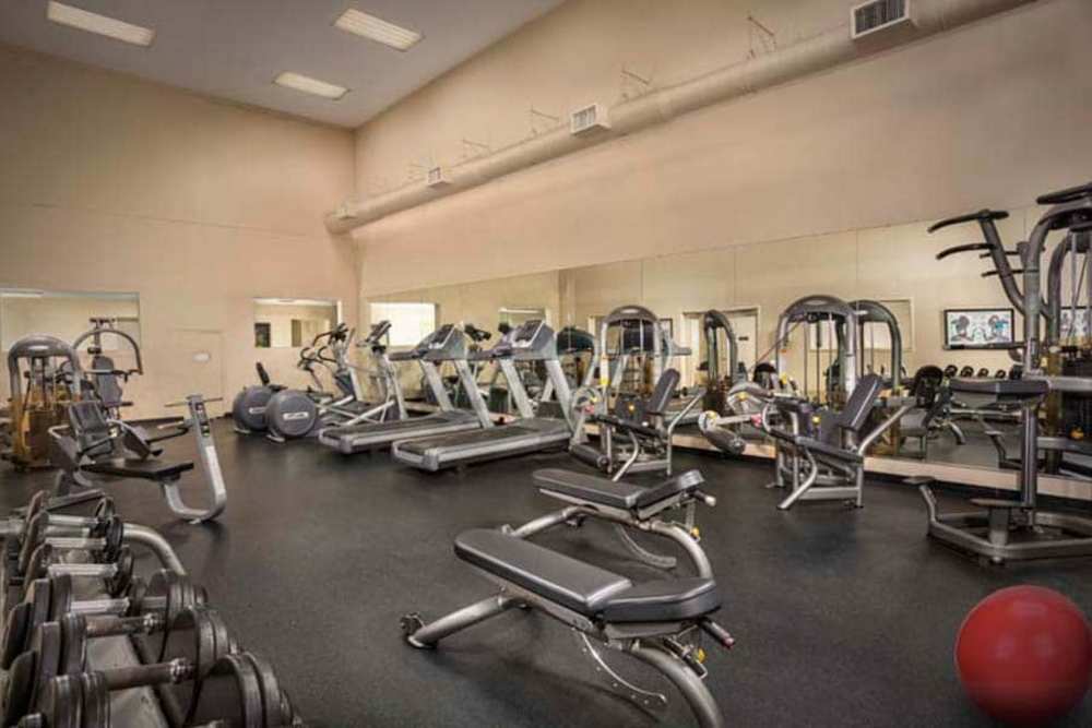 fitness center at Montgomery Club in Gaithersburg, Maryland