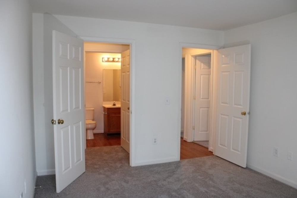 Spacious bedroom floor plans at Shenandoah Commons in Front Royal, Virginia