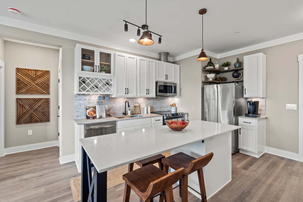 Kitchen table at Upper East in Frederick, Maryland