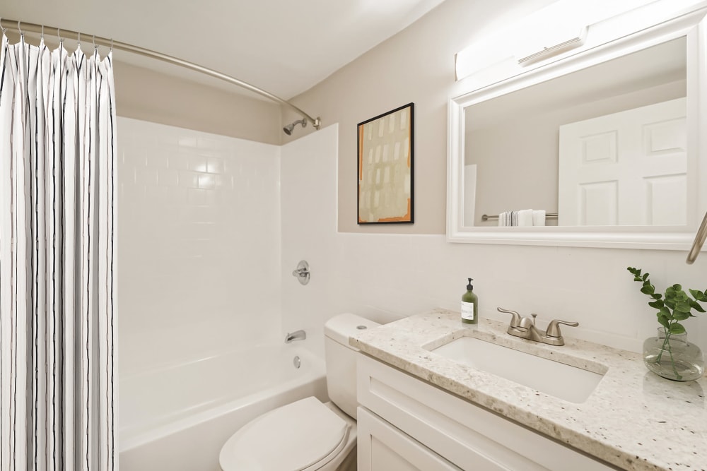Our Modern Apartments in Forest Hill, Maryland showcase a Bathroom