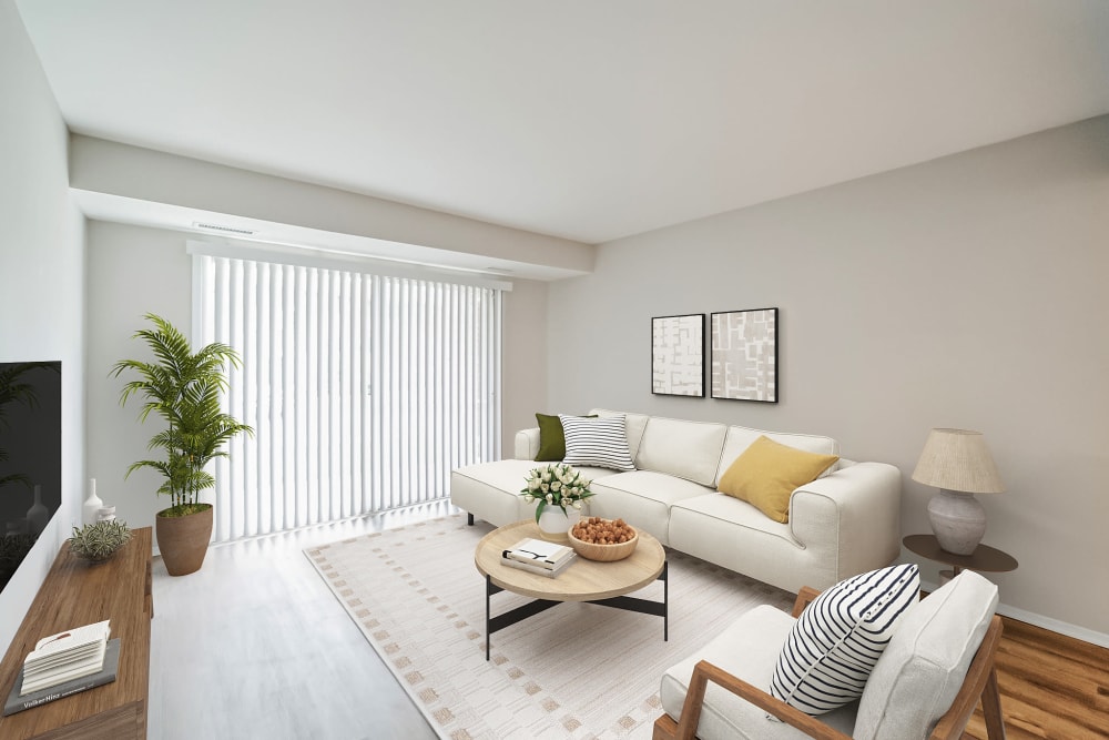 Our Modern Apartments in Forest Hill, Maryland showcase a Living Room