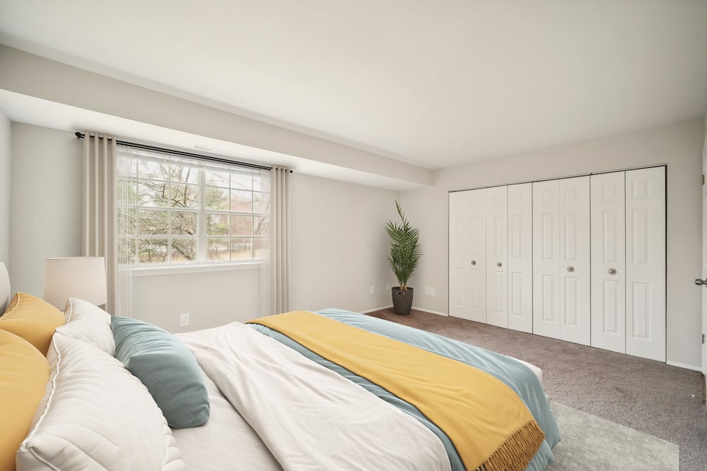 Modern Bedroom at Eagle Rock Apartments at Bel Air North in Forest Hill, Maryland
