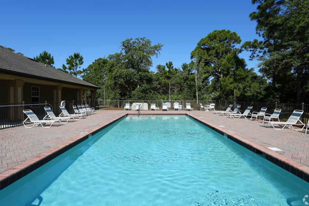 Swimming pool at Palmetto Ridge in Titusville, Florida