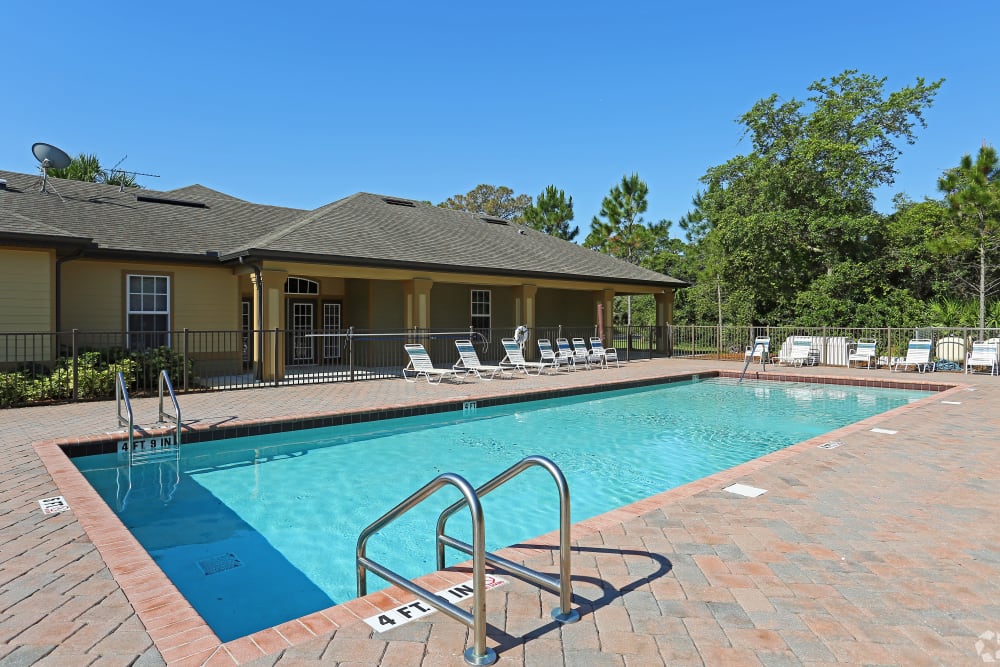 Swimming pool at at Palmetto Ridge in Titusville, Florida