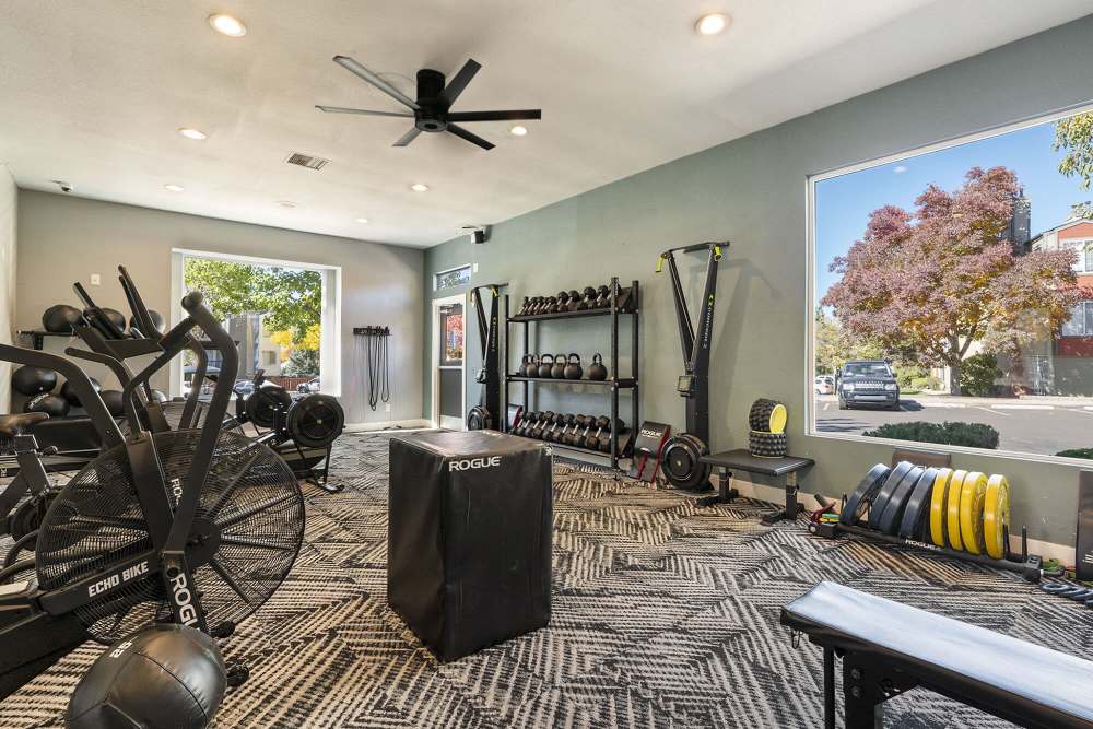 Fitness center at Loretto Heights in Denver, Colorado
