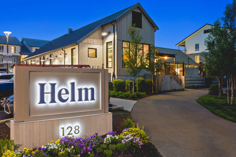 Exterior of Helm in Everett, Washington