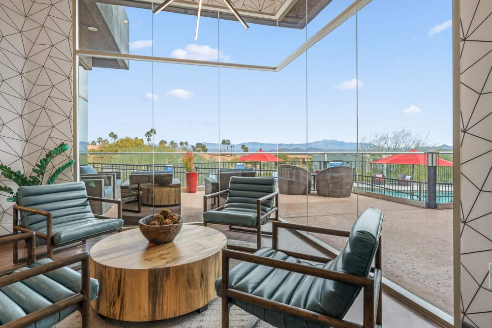 Resident lounge area at Luna at Fountain Hills in Fountain Hills, Arizona