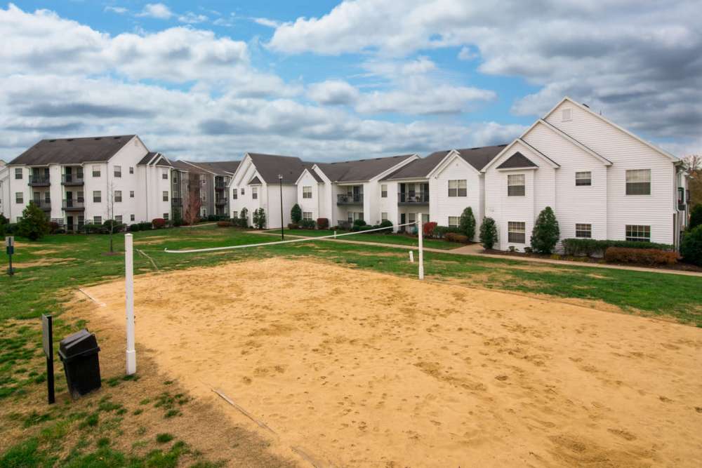 Sand volleyball at The Landing at Fayetteville in Fayetteville, Arkansas