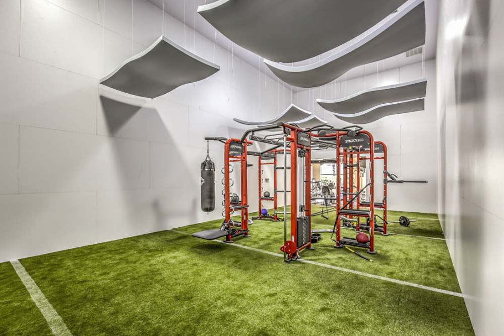 Strength gym at Calypso Apartments in Las Vegas, Nevada