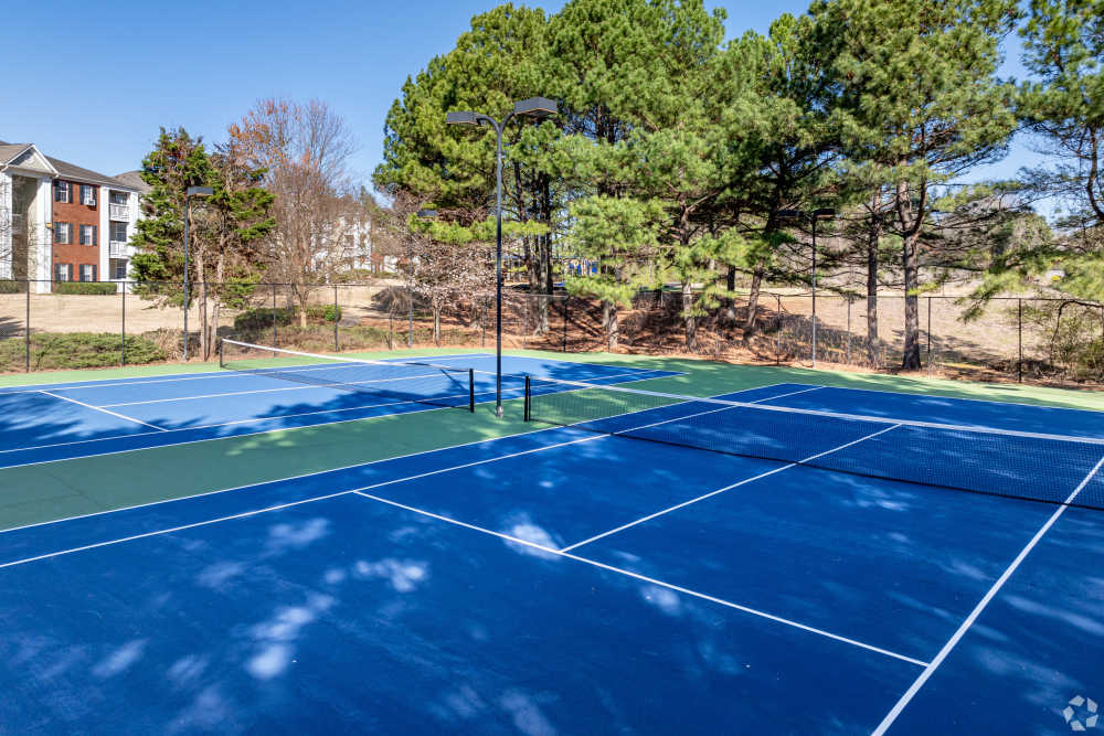 Outdoor tennis court at Cherokee Summit Apartments in Acworth, Georgia