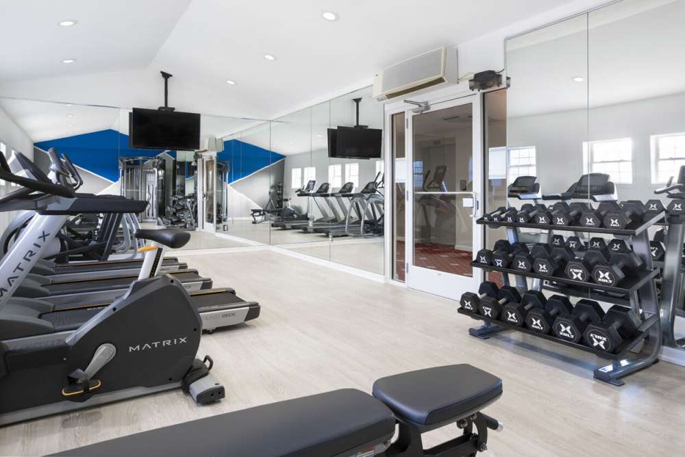 Fitness center at Highlands at Hudson in Hudson, Massachusetts