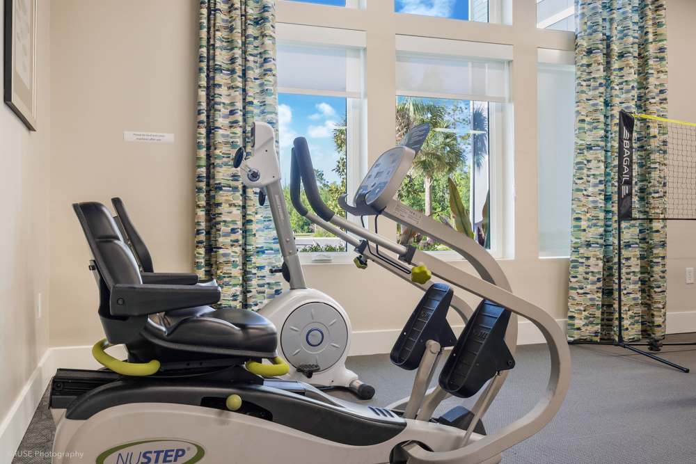 Modern fitness center at Gentry Park Orlando in Orlando, Florida