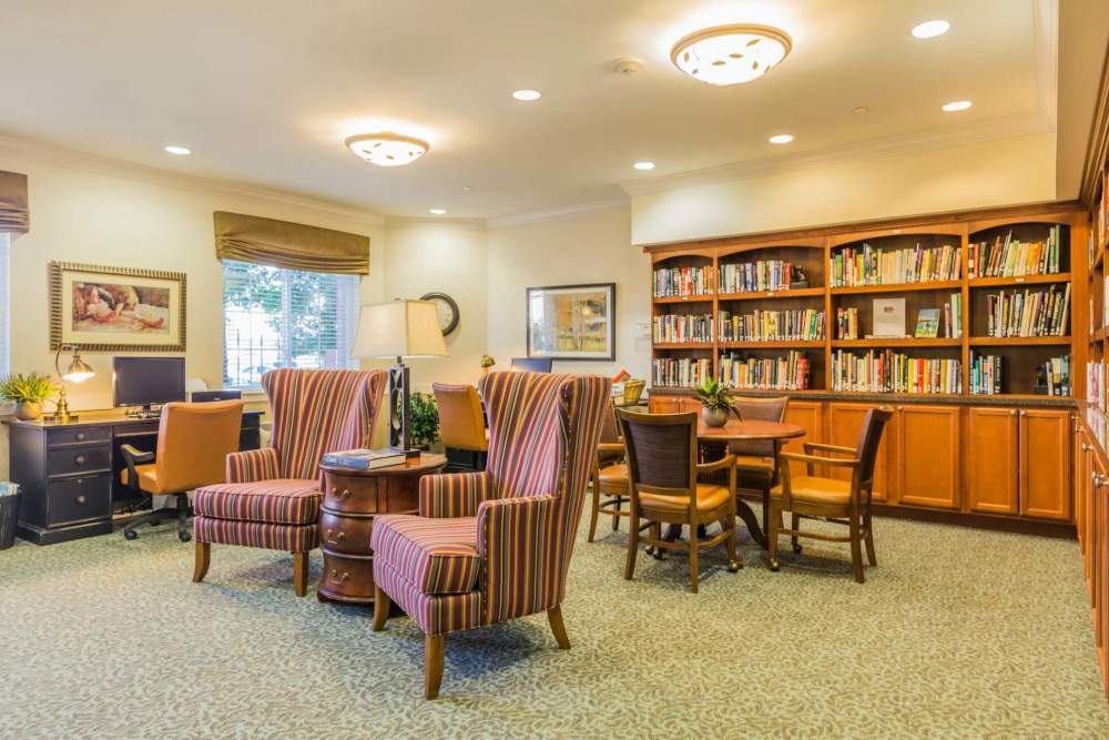 Relaxing area at Lakeview Senior Living in Lakewood, Colorado