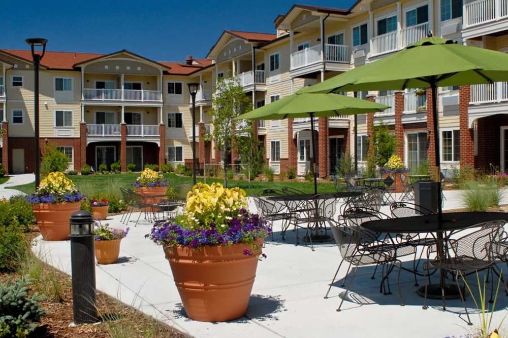 Pretty location at Lakeview Senior Living in Lakewood, Colorado