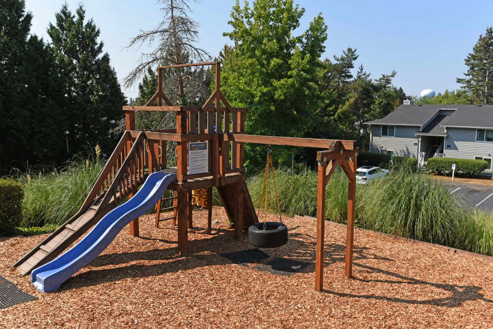 Children's playground at Spinnaker Apartments in Des Moines, Washington