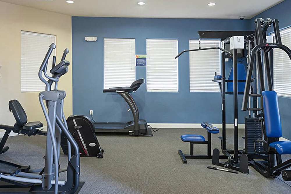 Fitness studio at Whittell Pointe I and II in Reno, Nevada