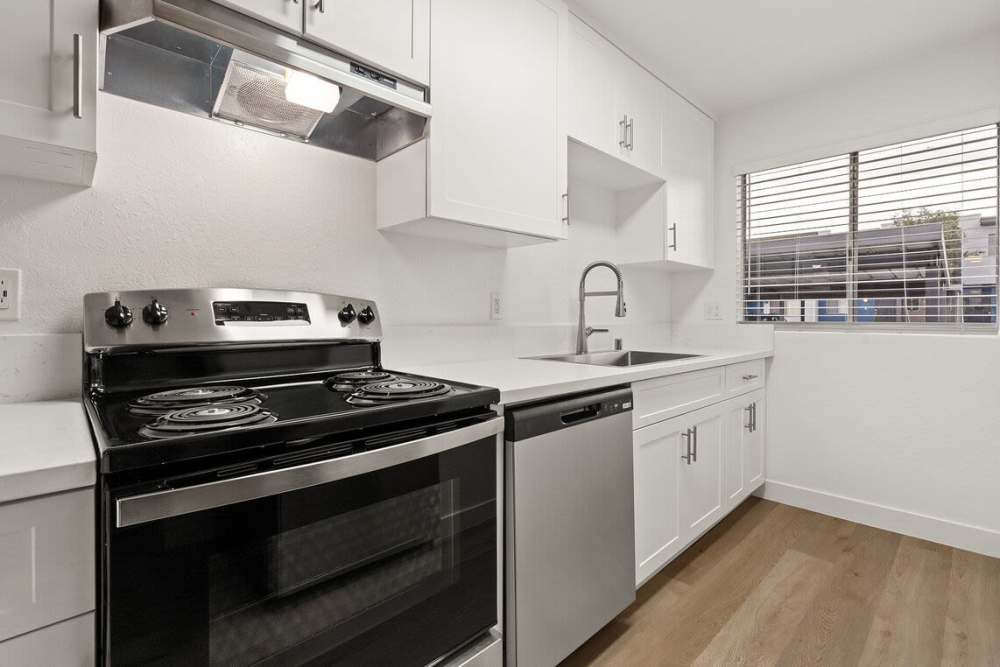 Modern kitchens and appliances at Terre at Bradley in El Cajon, California