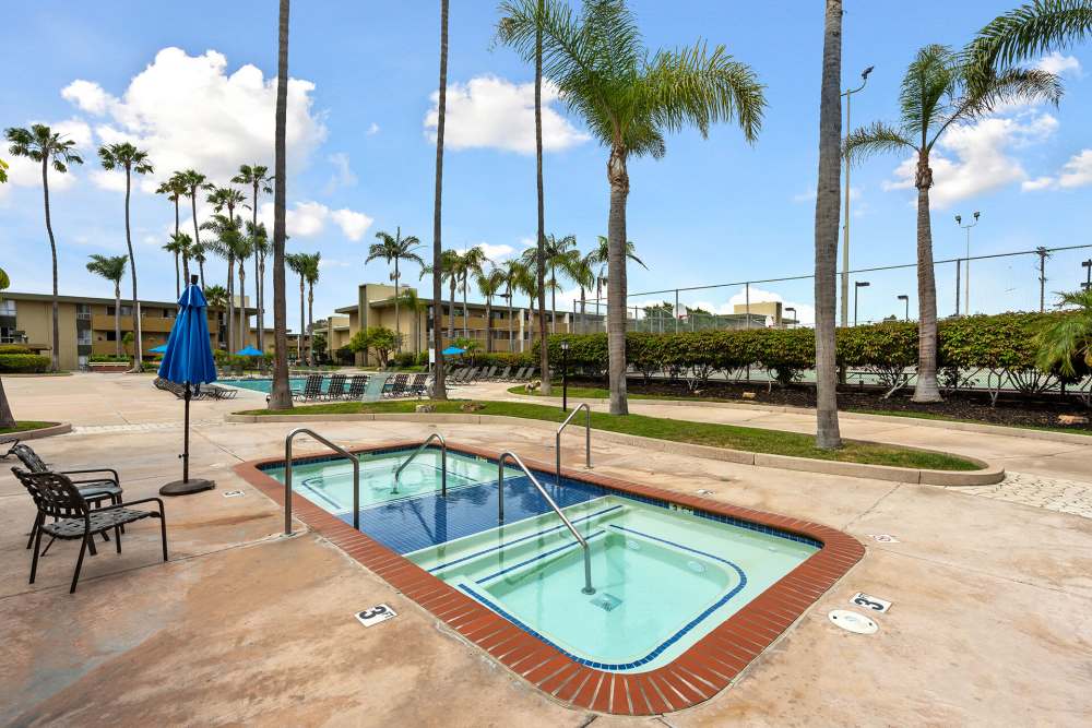 Hot tub and spa at Bay in San Diego, California