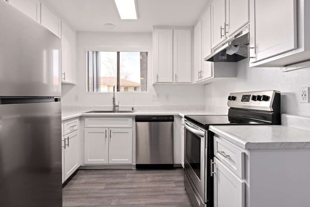 Modern kitchen at Terre at Canyon in Ramona, California