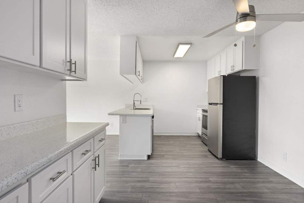 Modern kitchens at Terre at Oak in Ramona, California