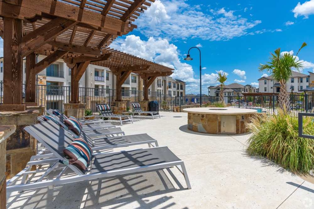 Relax and lounge out in the sun at The Trails at Summer Creek in Fort Worth, Texas