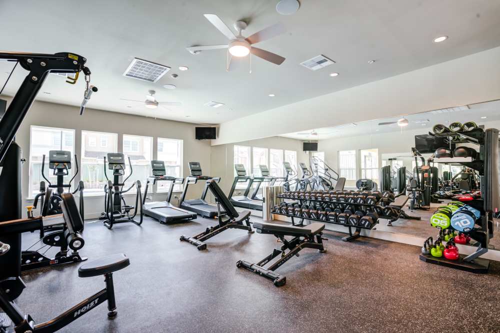 Exercise at our fitness center at The Terraces at Stanford Ranch II in Rocklin, California
