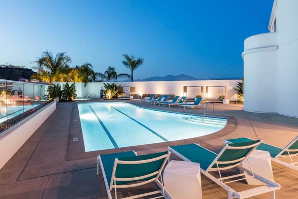 Swimming Pool area at Skye at Laguna Niguel in Laguna Niguel, California