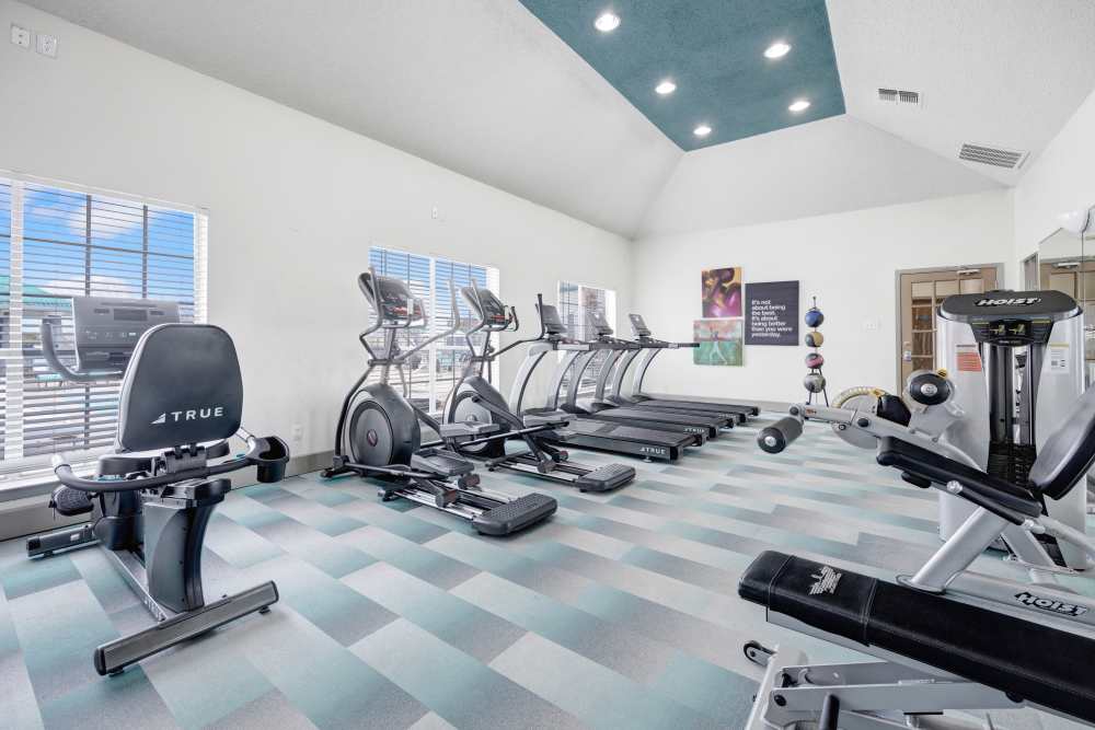Gym for staying fit and healthy at The Clara in San Antonio, Texas