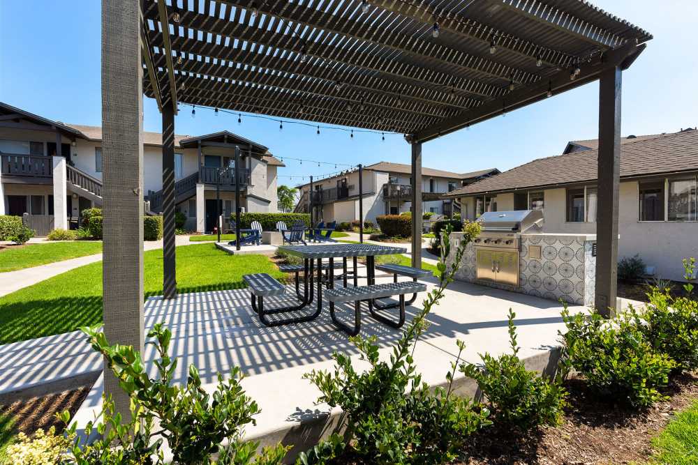 Exterior picnic area Terre at Graves in El Cajon, California
