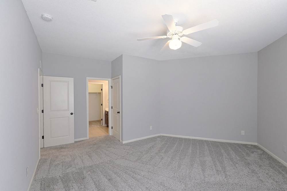Apartment bedroom at Aspire at Bristol Park in Grain Valley, Missouri