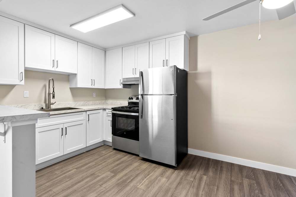 Modern kitchens and appliances at Terre at Sandalwood in El Cajon, California