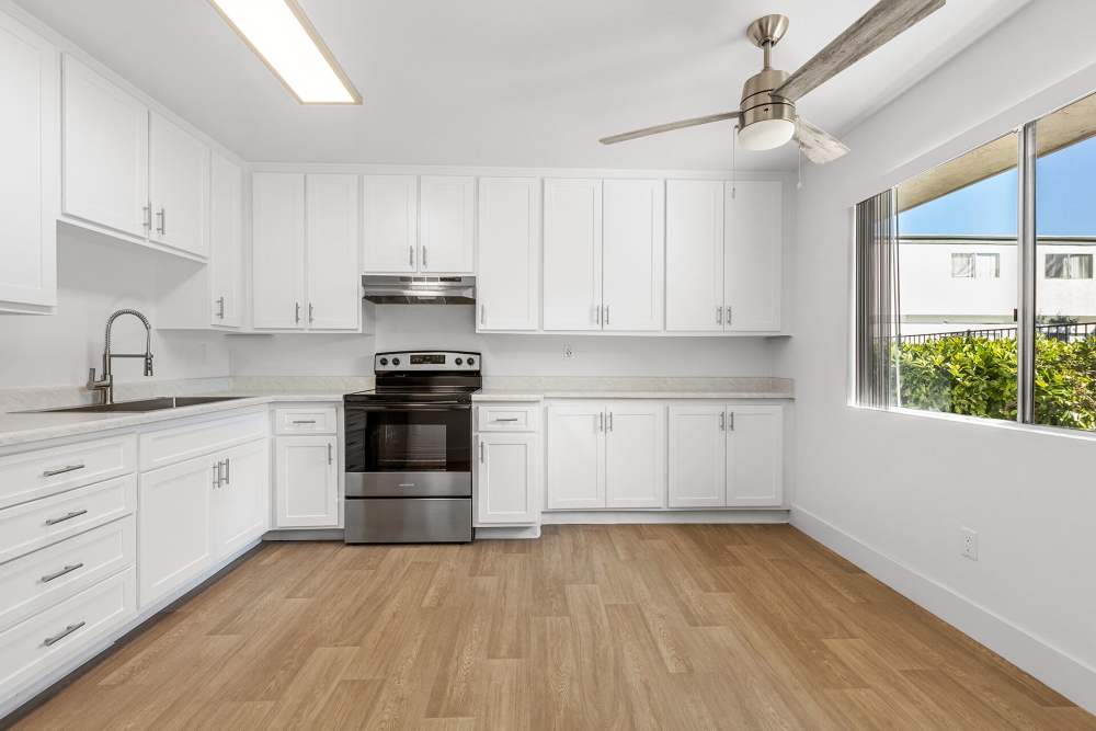 Modern kitchen at Valle at 9209 Kenwood in Spring Valley, California