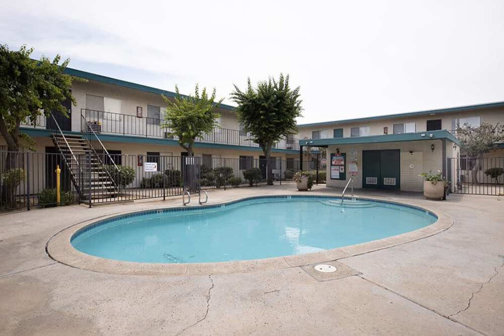 Swimming pool at Valle at 9209 Kenwood in Spring Valley, California