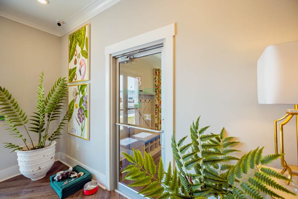 Entrance to our yoga studio at Beverly Villas in Brunswick, Georgia