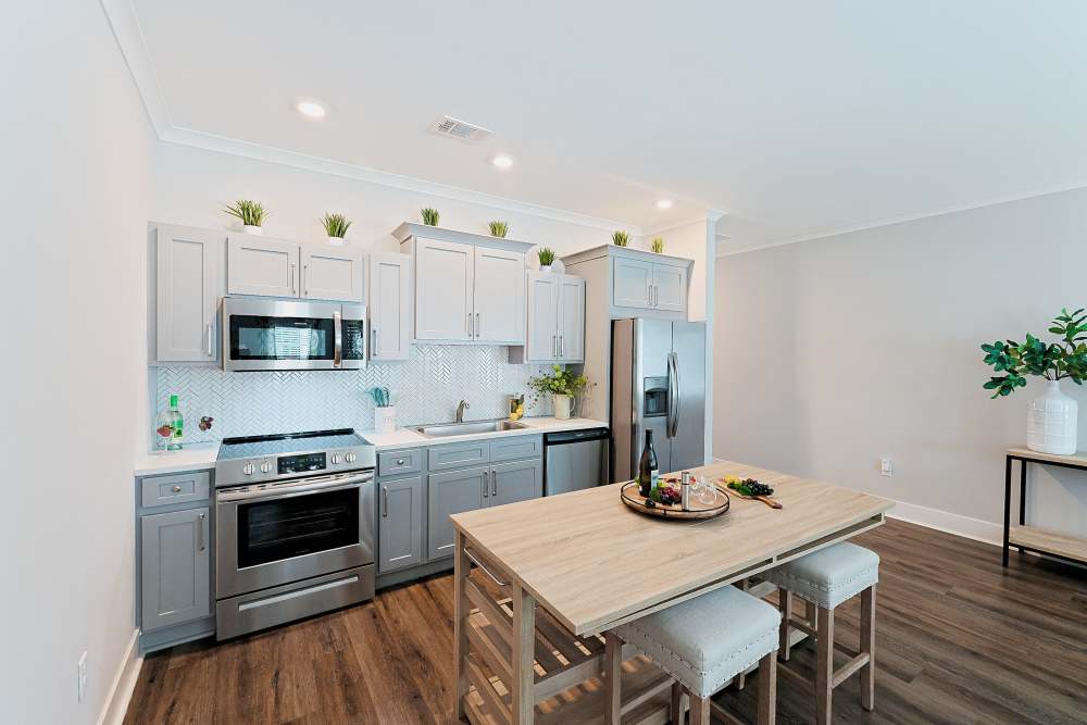 Kitchen at Beverly Villas in Brunswick, Georgia