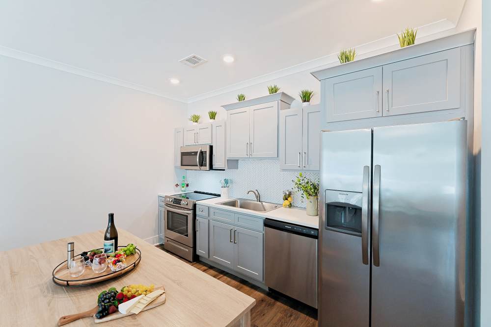 Kitchen at Beverly Villas in Brunswick, Georgia