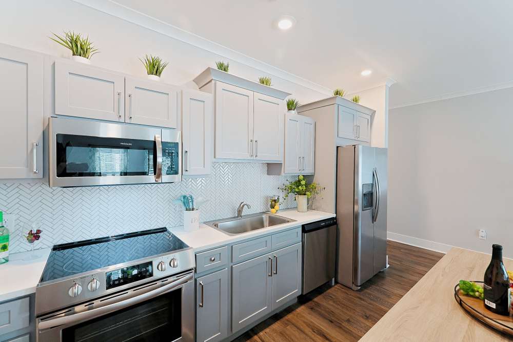 Modern Kitchen at Beverly Villas in Brunswick, Georgia