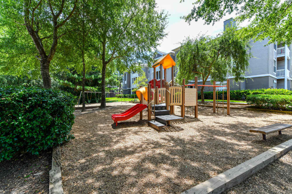 A playground for children at Retreat at Johns Creek in Duluth, Georgia