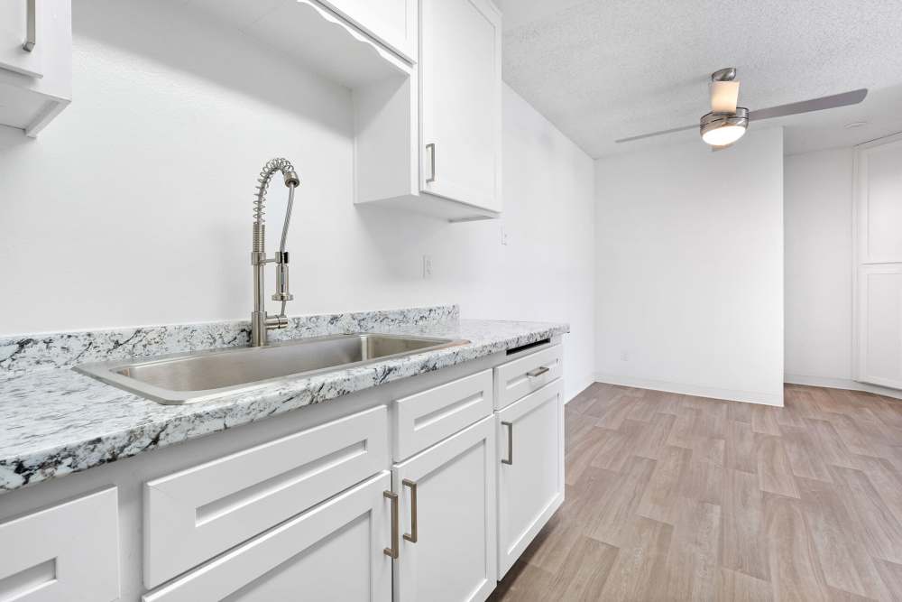 Kitchen with great counter space at Mar at Laurel in National City, California
