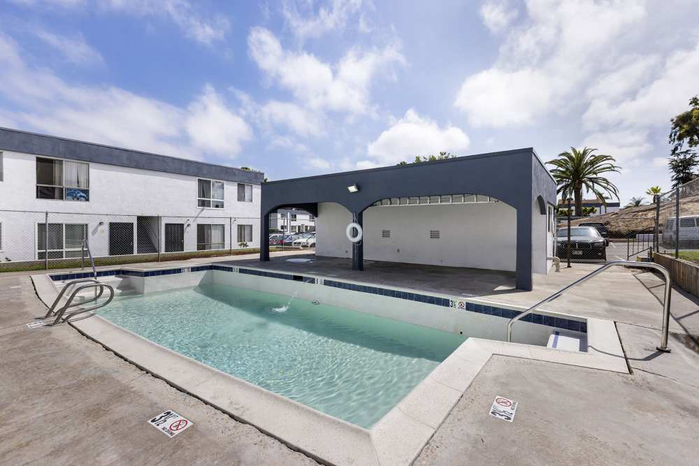 Swimming pool at Mar at Laurel in National City, California