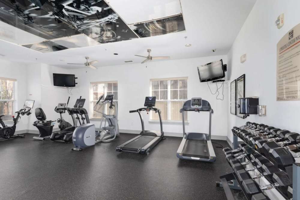 Fitness center at The Preserve at Catons Crossing in Woodbridge, Virginia