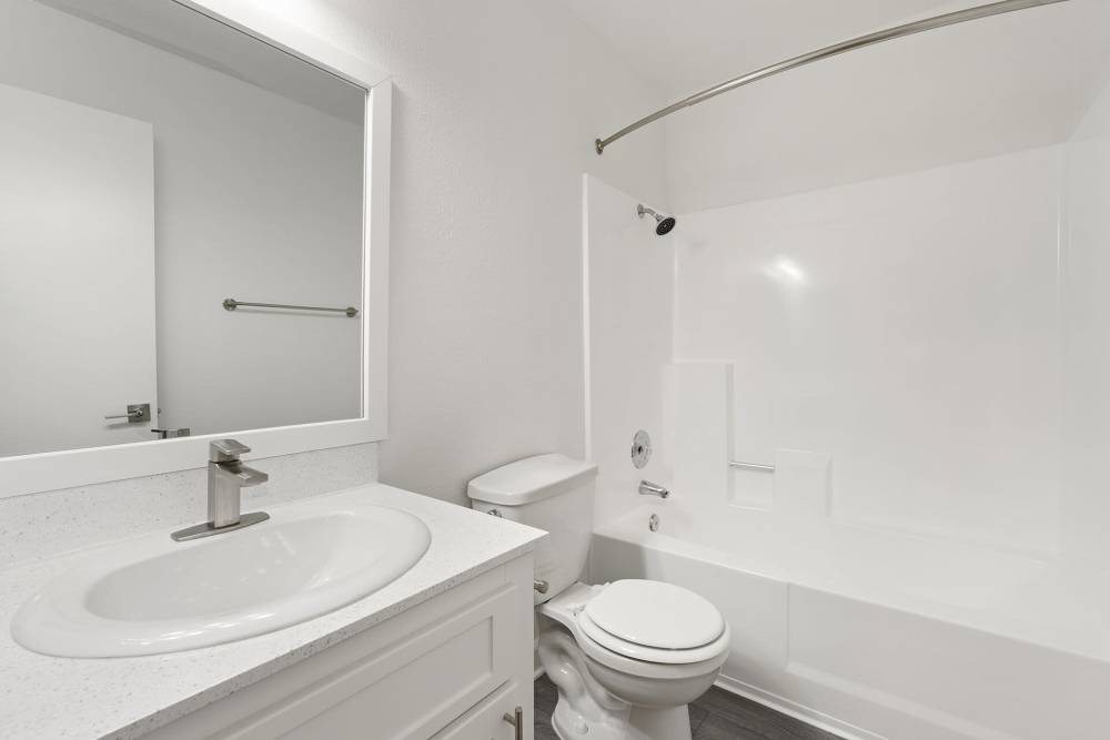 Spacious bathrooms at Terre at the Ranch in Ramona, California