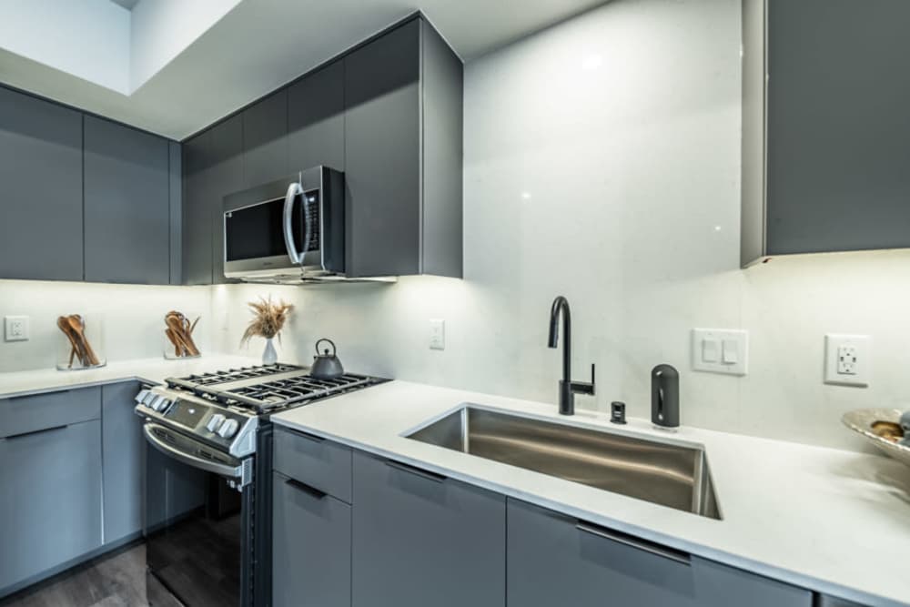 Kitchen sink at Reno Experience District in Reno,