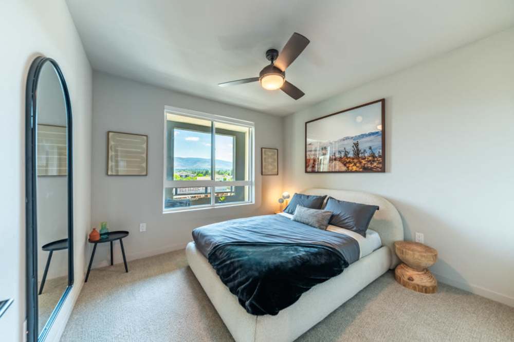 Bedroom with window at Reno Nevada